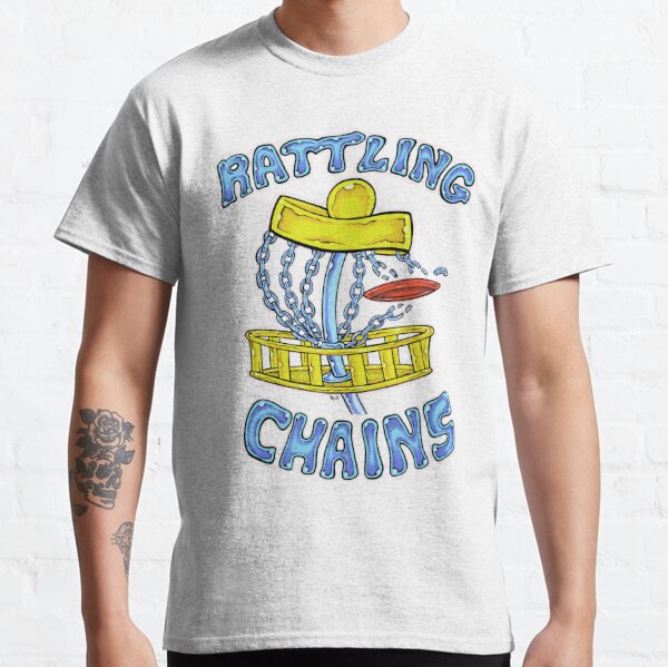 Disc Golf Design: Rattling Chains t shirt and sticker design Classic T-Shirt