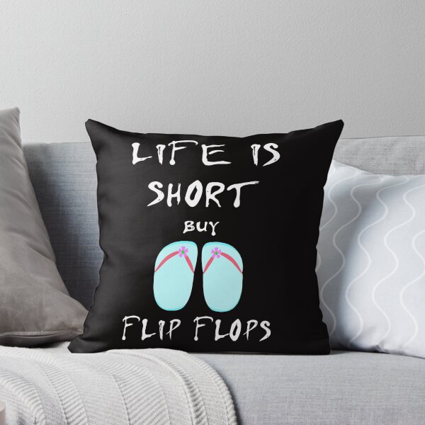 Item preview, Life is short buy flip flops designed and sold by creativecm.