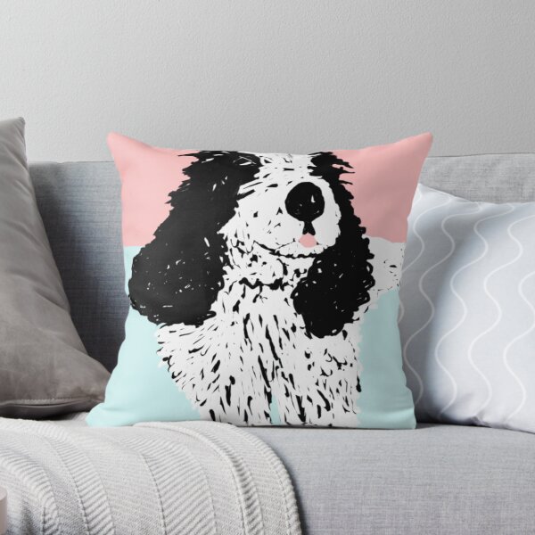 Im watching paint dry Throw Pillow