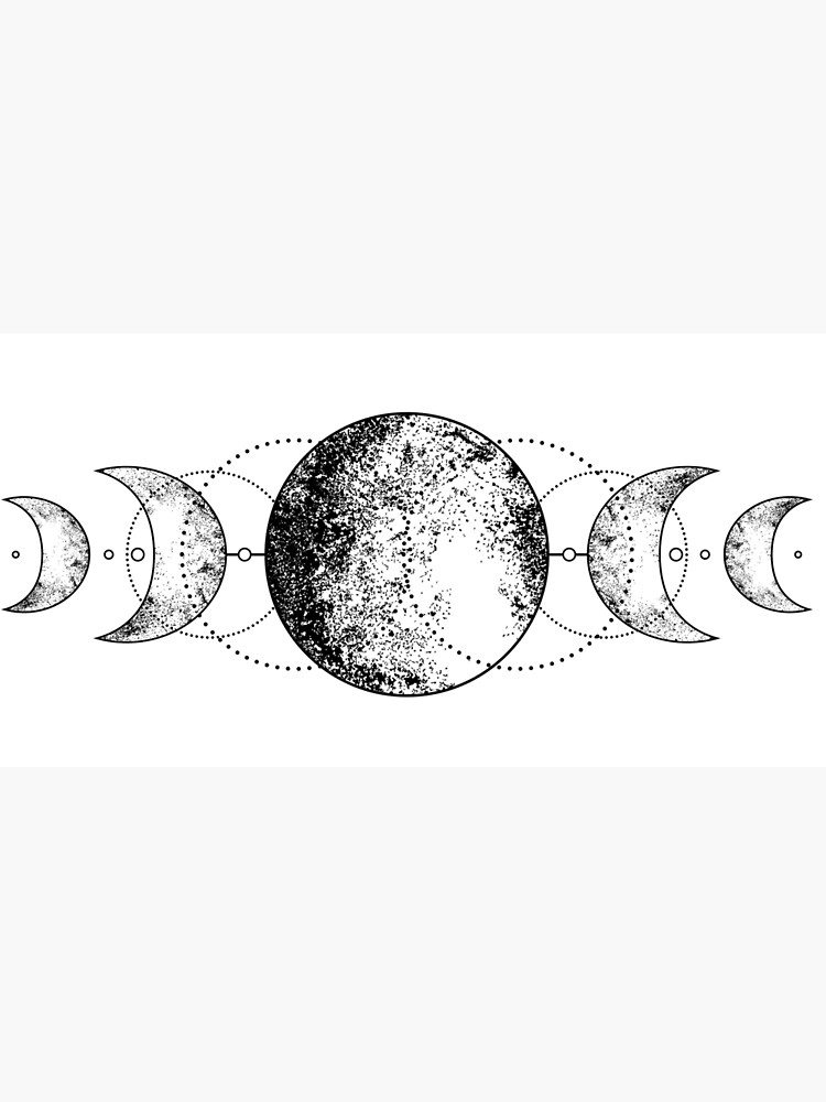 "Moon phases" Art Print by KearDesign | Redbubble