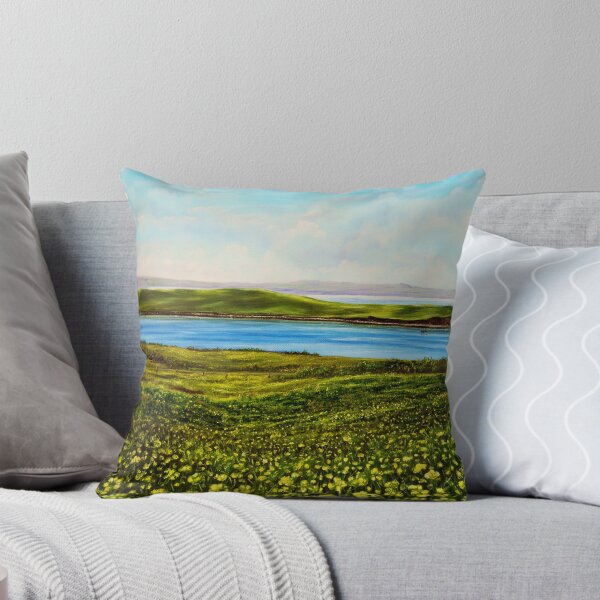 Item preview, "Buttercups - view of Hog Island" - oil painting designed and sold by Avril Brand.