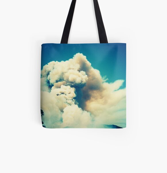 Forest Fire in Provence All Over Print Tote Bag