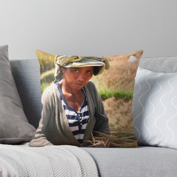 Item preview, Lady harvesting Rice in Bali designed and sold by JonathaninBali.