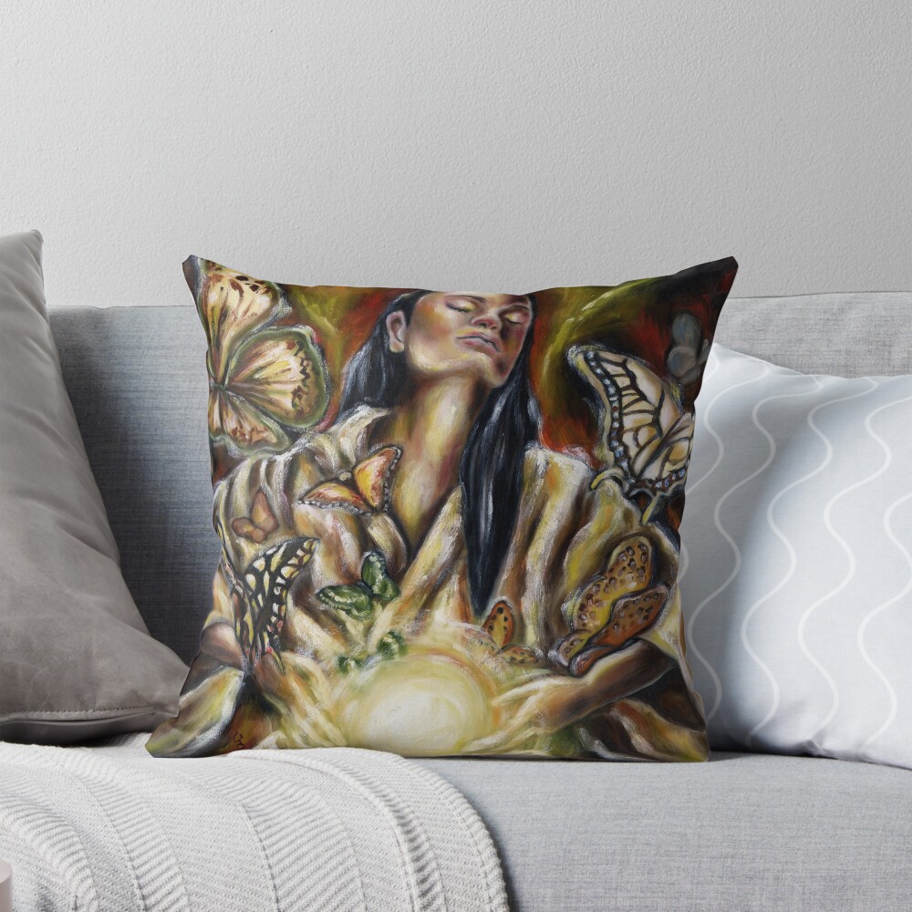 Item preview, Throw Pillow designed and sold by hilo.