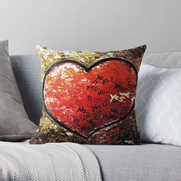 Chaos in Heart Throw Pillow