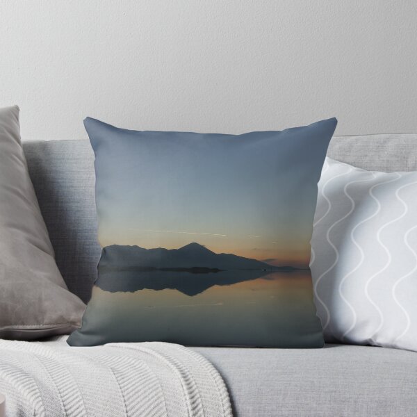 Clew Bay stillness Throw Pillow