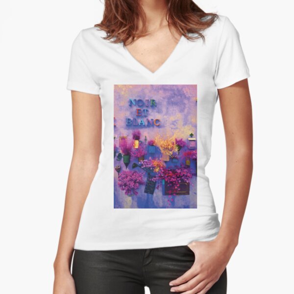 Fitted V-Neck T-Shirt
