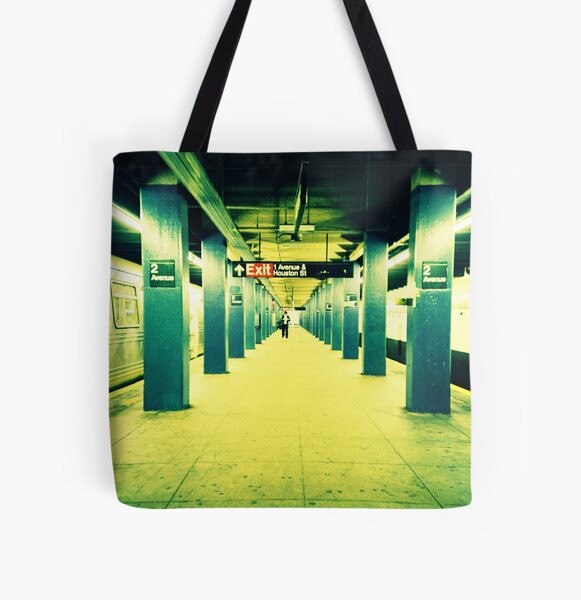 Subway Platform All Over Print Tote Bag