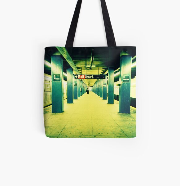 Subway Platform All Over Print Tote Bag