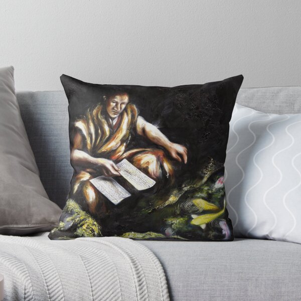 A Letter Throw Pillow
