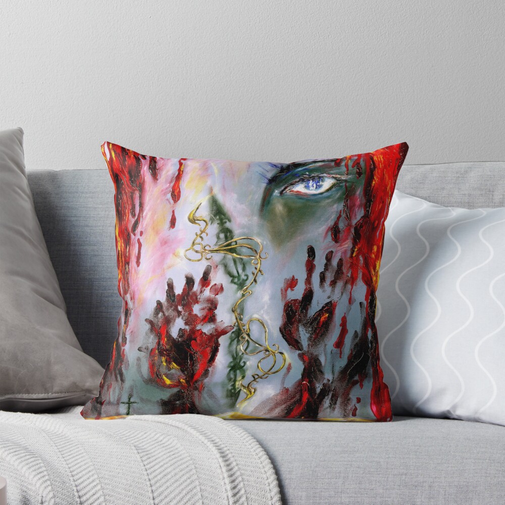 Item preview, Throw Pillow designed and sold by hilo.