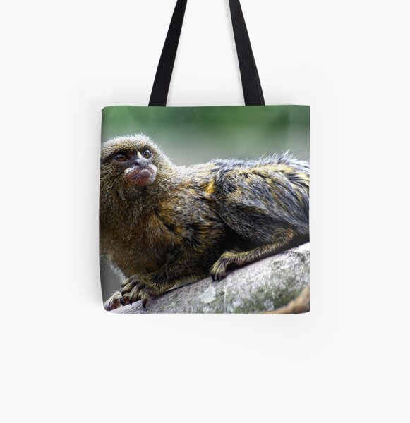 Pygmy Marmoset All Over Print Tote Bag