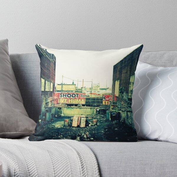 Shoot the Live Human Throw Pillow