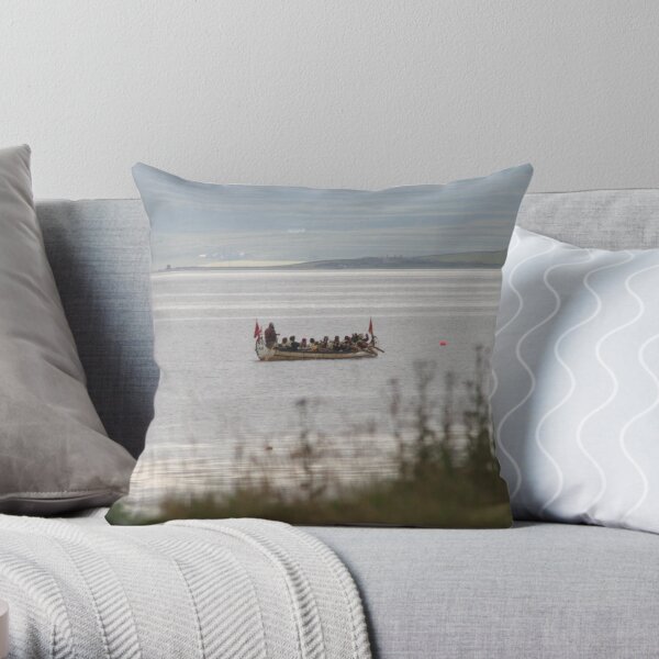 Towards Gairsay Throw Pillow