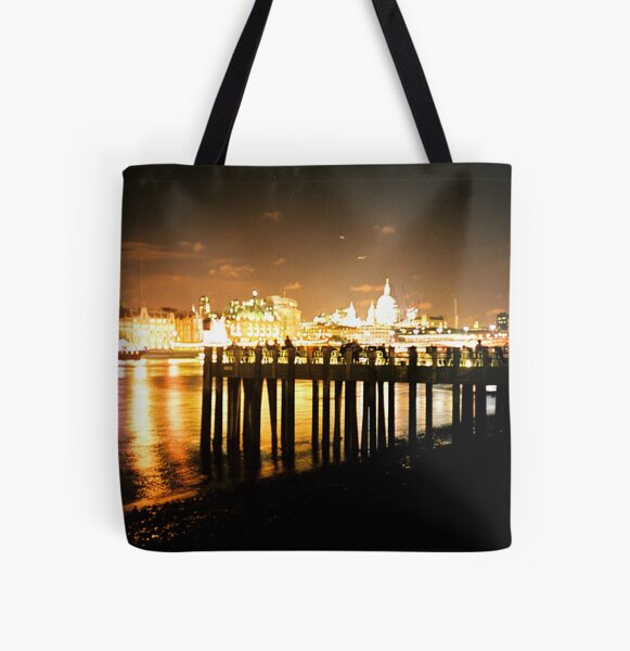 Southbank By Night All Over Print Tote Bag