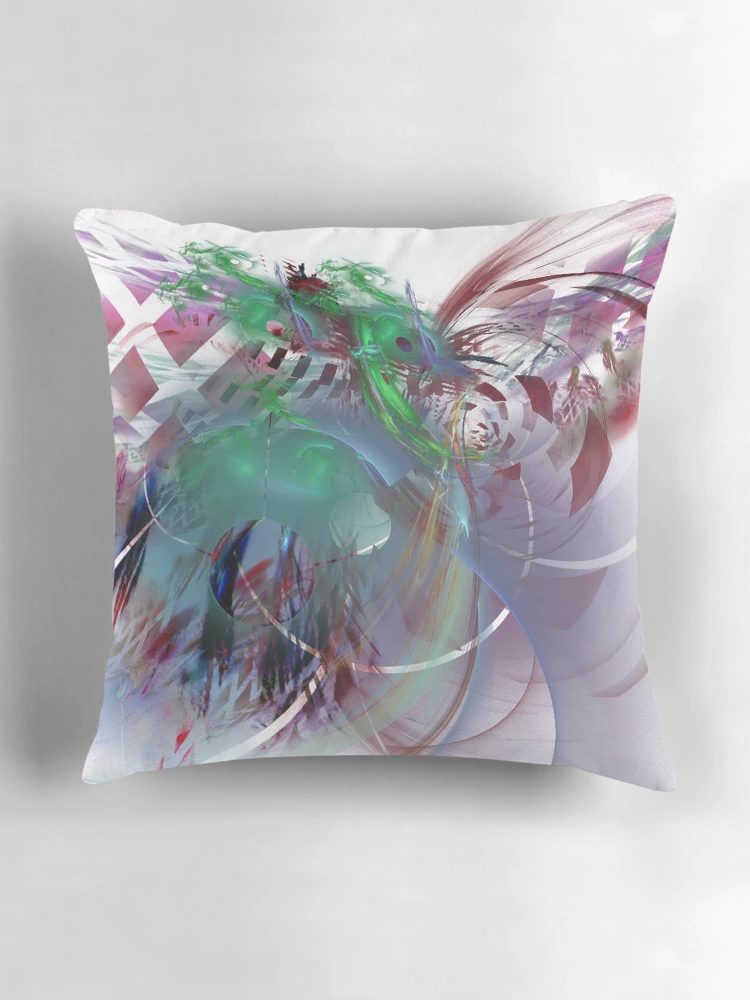 Thumbnail 3 of 4, Pillow, Phoenix Rising designed and sold by Holly Werner.