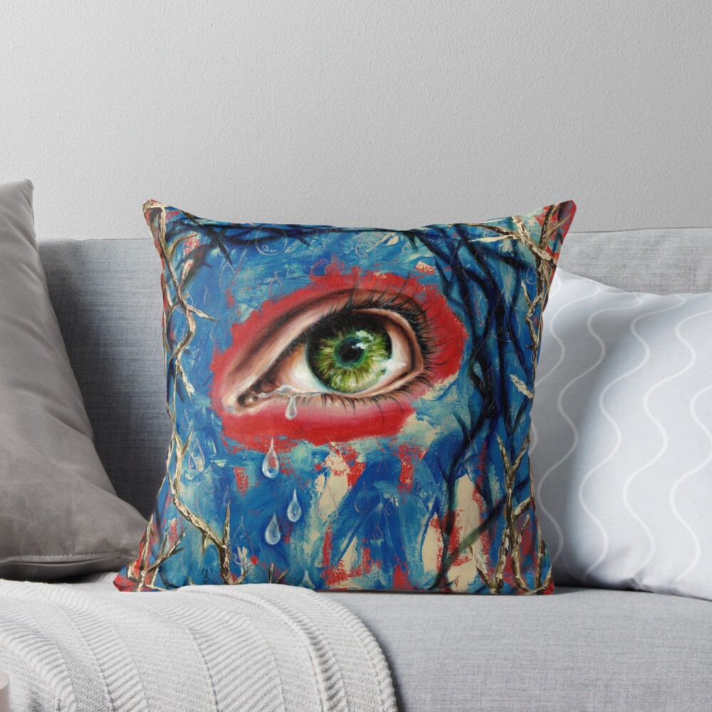 Item preview, Throw Pillow designed and sold by hilo.