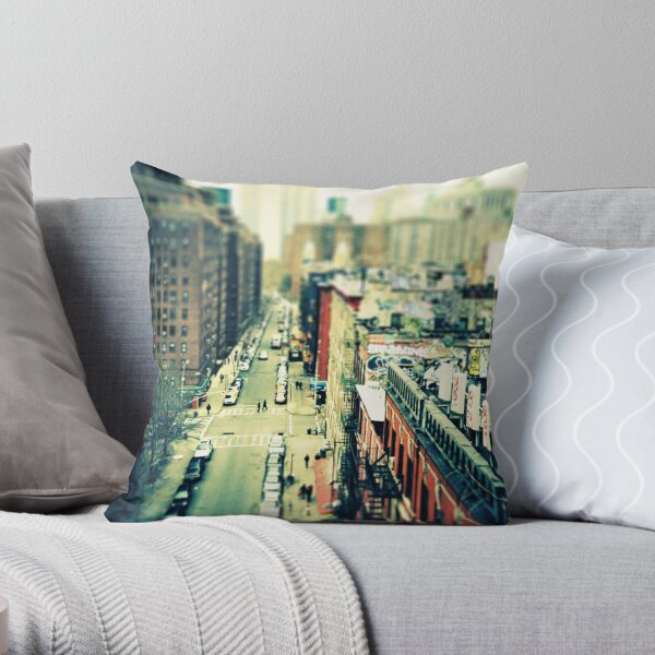 Chinatown Tilt-Shift Throw Pillow