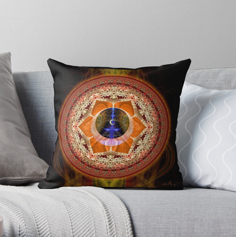 Sacral Chakra Pillow - For: Sleep Meditation, Opening Chakra Unisex Pillow