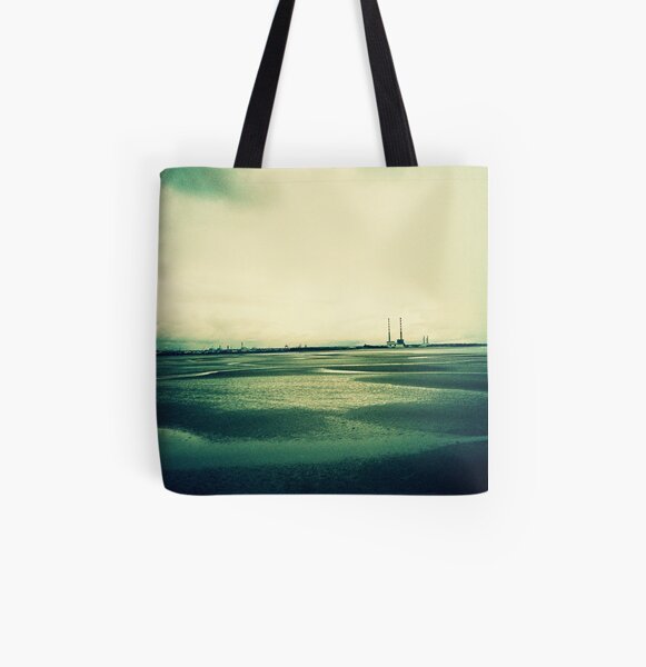 Sandymount at Low Tide All Over Print Tote Bag
