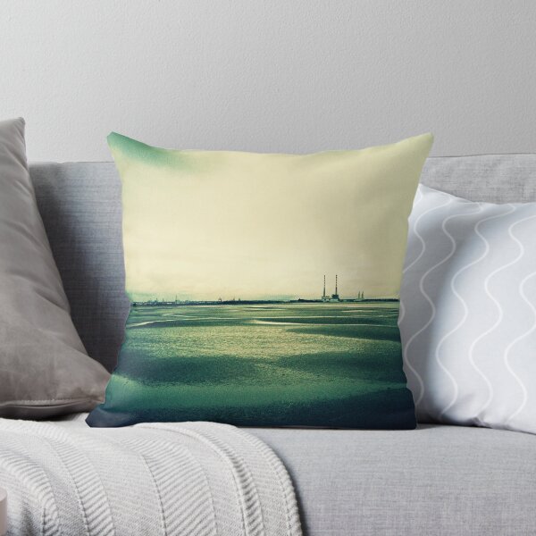 Sandymount at Low Tide Throw Pillow