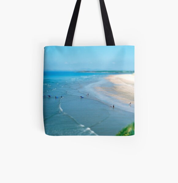 Tullan Strand Tilt-Shift All Over Print Tote Bag