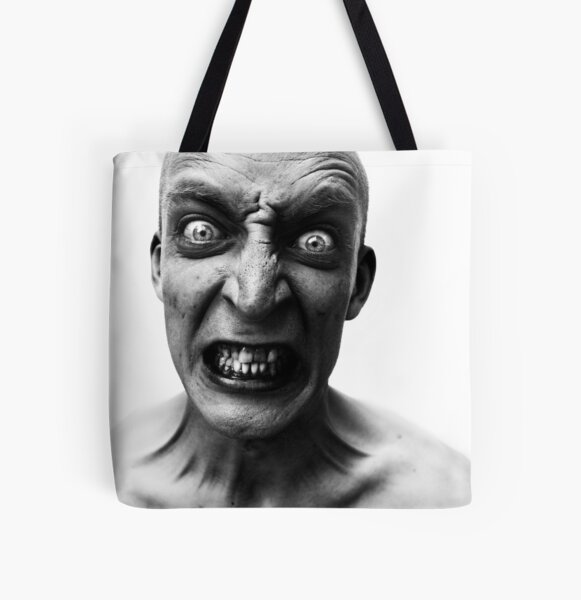 ANGRY MAN All Over Print Tote Bag