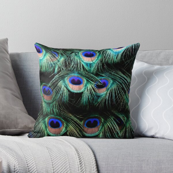 Glowing Eyes Throw Pillow