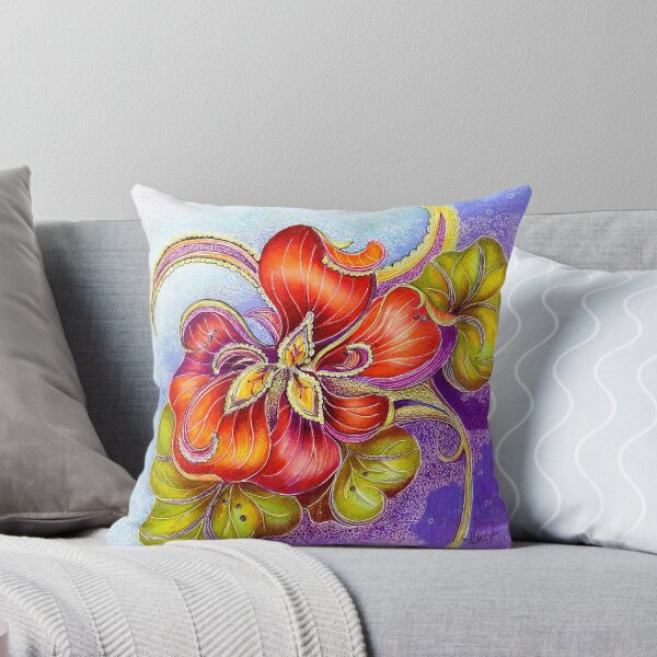 Aperçu de l'œuvre Paisley Nasturtium créée et vendue par Alma Lee.