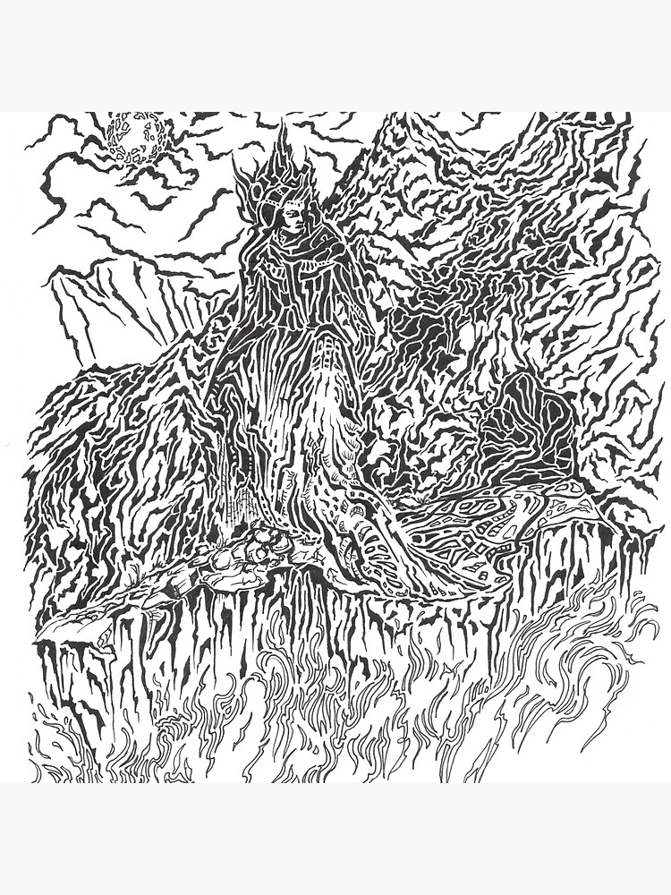 Thumbnail 4 of 4, Pillow, Mistress of Mountains designed and sold by Anthropolog.