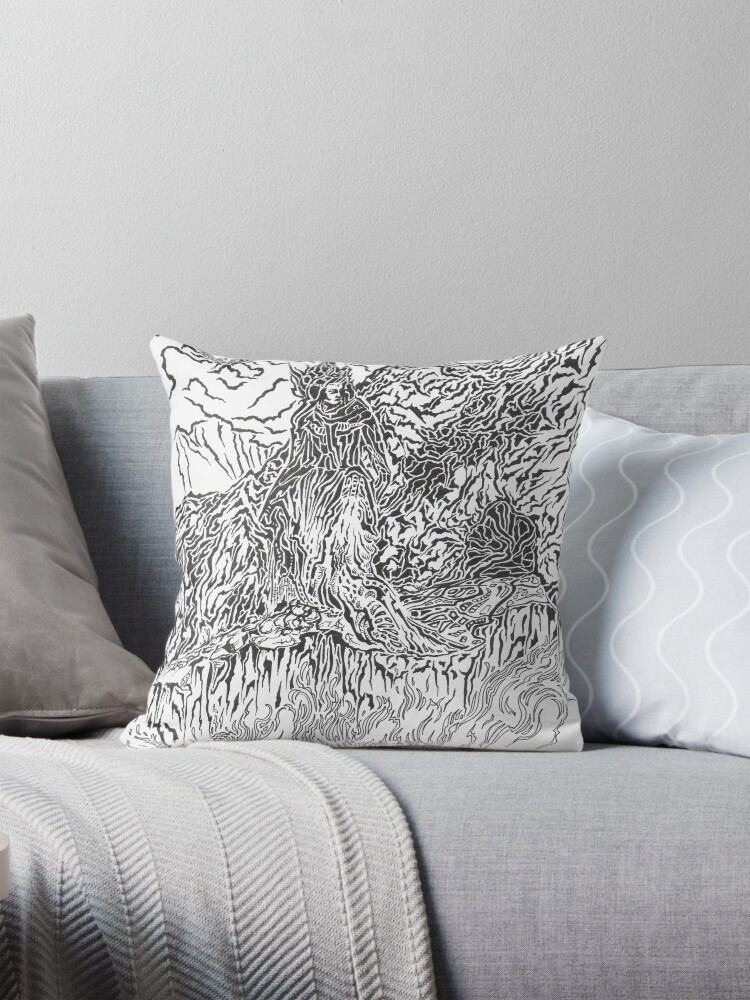 Thumbnail 1 of 4, Pillow, Mistress of Mountains designed and sold by Anthropolog.