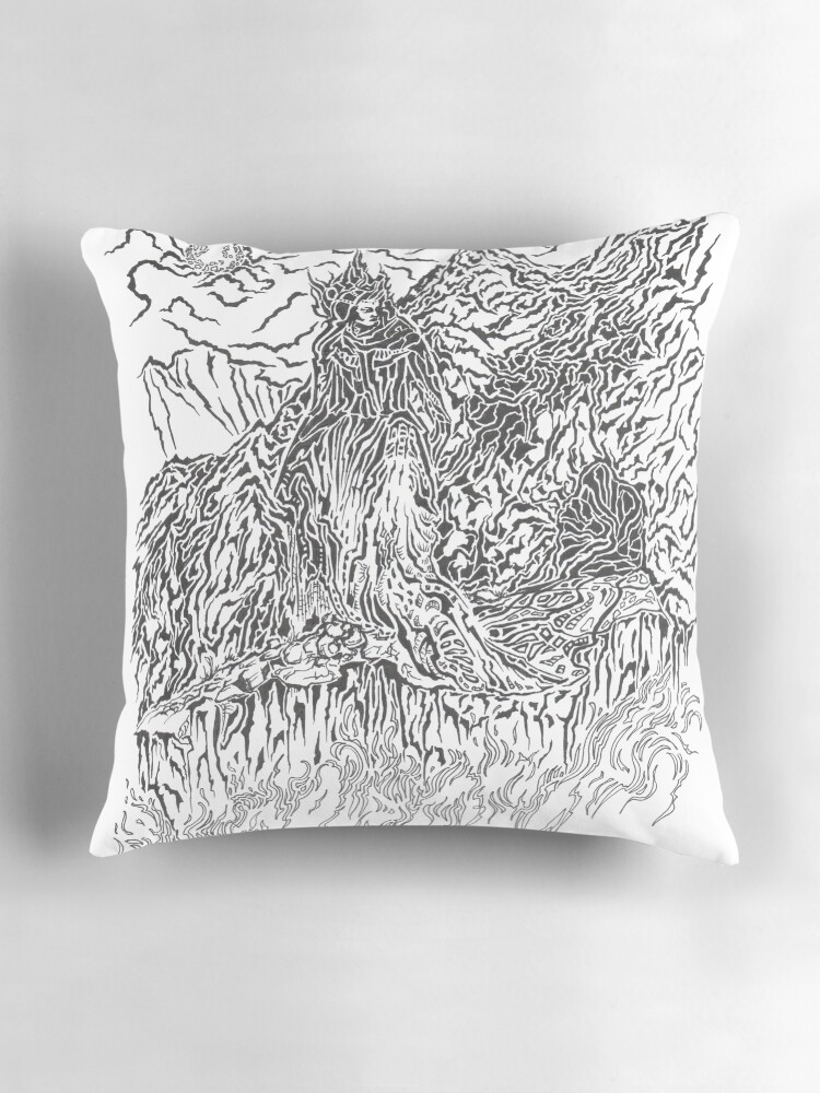 Thumbnail 3 of 4, Pillow, Mistress of Mountains designed and sold by Anthropolog.