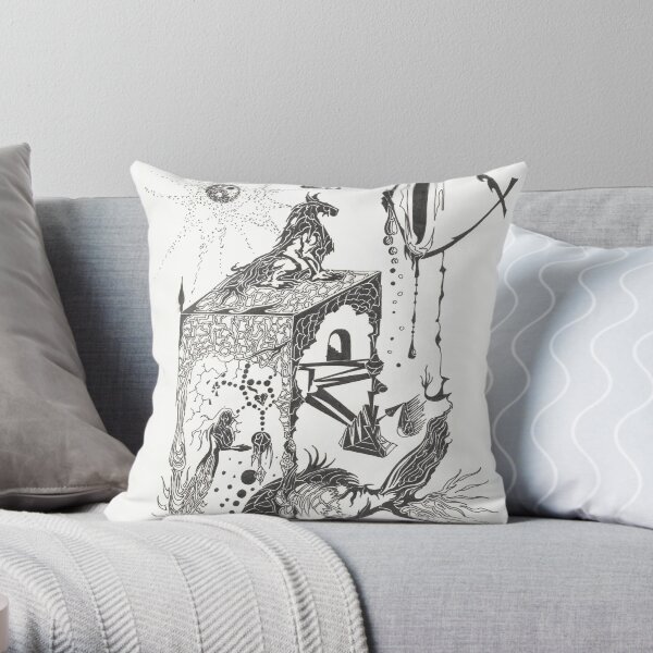 in another dimension Throw Pillow