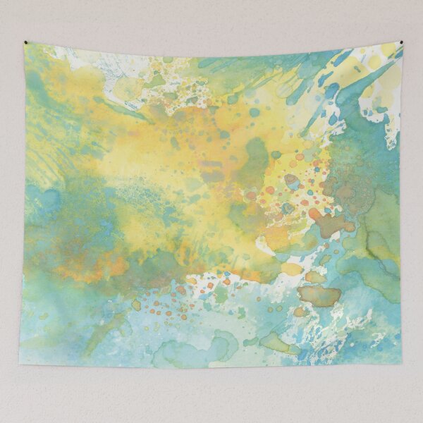 Item preview, Blue Green Splash :: Patterns and Textures designed and sold by Platinumfrog.