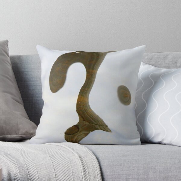 Wooded Water Throw Pillow