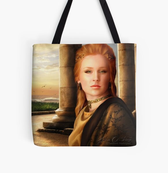 Helen of Troy All Over Print Tote Bag