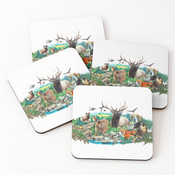 Item preview, Wildlife Collage designed and sold by Salmoneggs.