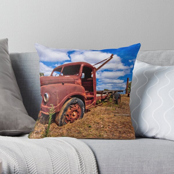 Rusty Austin Throw Pillow