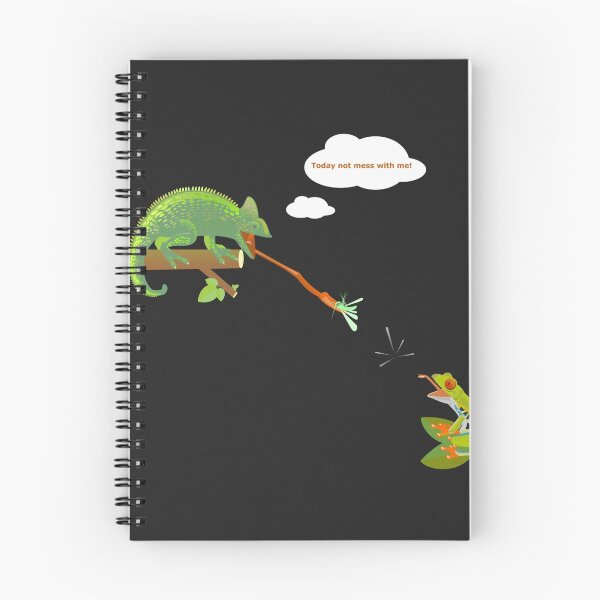 Item preview, Today not mess with me! Tree frog and chameleon green designed and sold by Desenatorul1976.