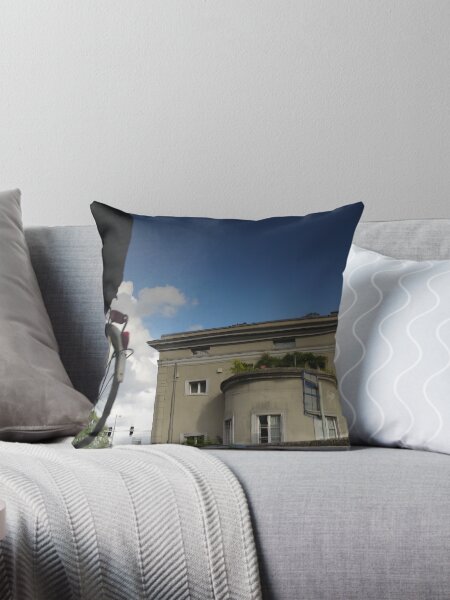 Reflections of Amsterdam - At the Poort Throw Pillow
