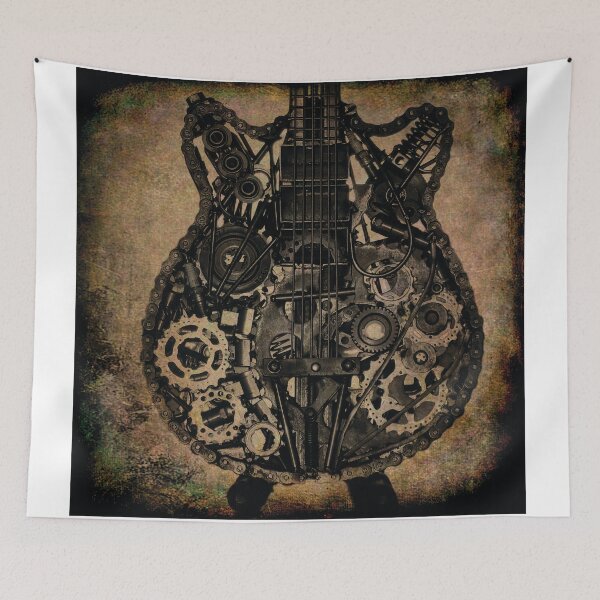 Item preview, Steampunk Gretsch Jet Firebird designed and sold by seanjaydub.