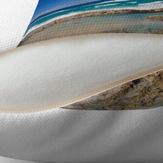 Alternate view of Champagne Pools, Fraser Island Throw Pillow