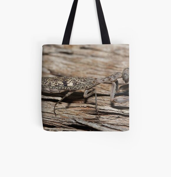 Praying Mantis All Over Print Tote Bag