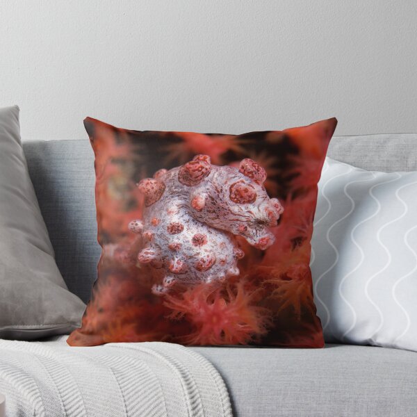 Item preview, Hippocampus bargibanti pygmy seahorse in its host Gorgonian sea fan designed and sold by Hergen Spalink.
