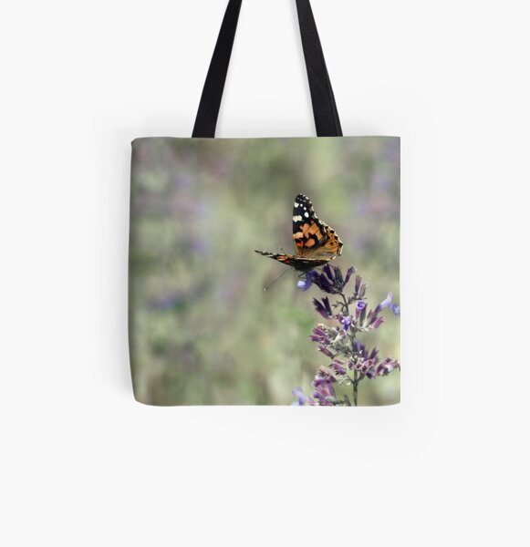 Painted Lady All Over Print Tote Bag