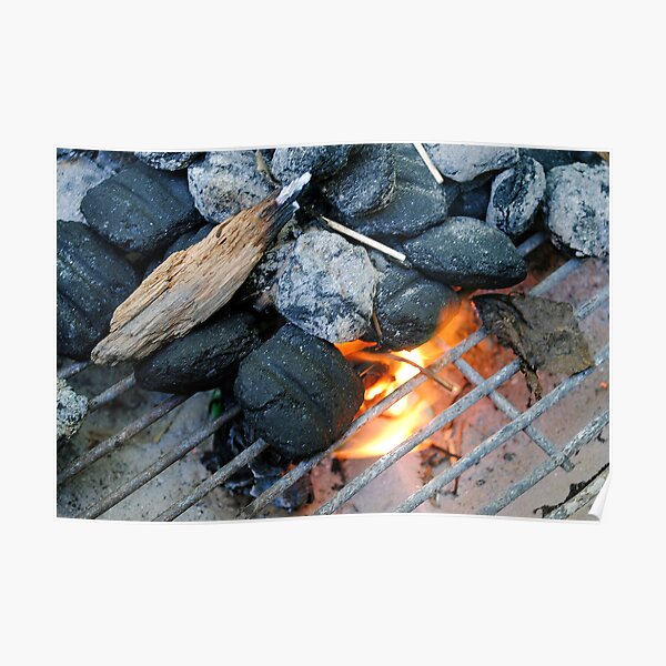 Lighting the Grill Poster