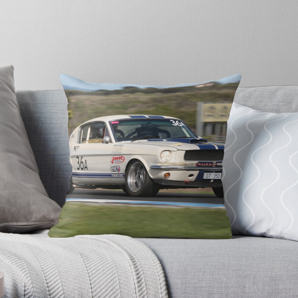 Mustang Magic Throw Pillow