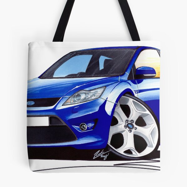 Item preview, Ford Focus ST (Facelift) Blue designed and sold by Yeomans Cartoons.