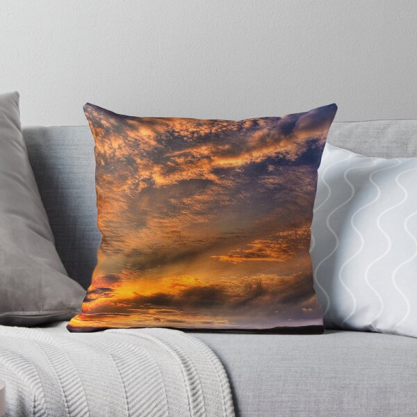 Campsie Fire Throw Pillow