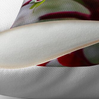 Alternate view of Amazing pink & red Throw Pillow